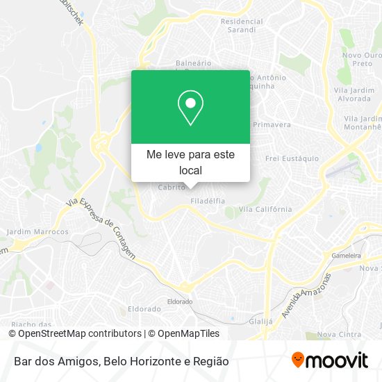 Bar dos Amigos mapa