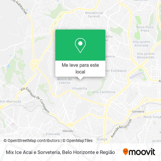Mix Ice Acai e Sorveteria mapa