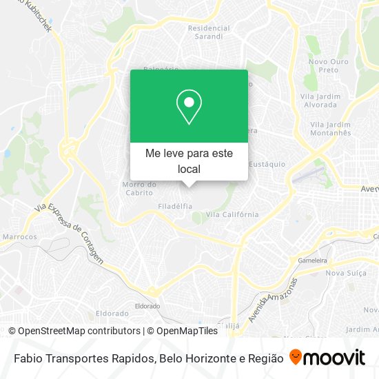 Fabio Transportes Rapidos mapa