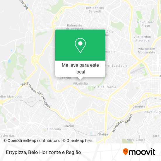 Ettypizza mapa