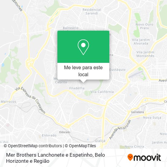 Mer Brothers Lanchonete e Espetinho mapa