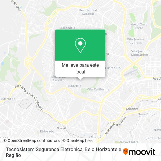 Tecnosistem Seguranca Eletronica mapa