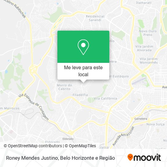 Roney Mendes Justino mapa