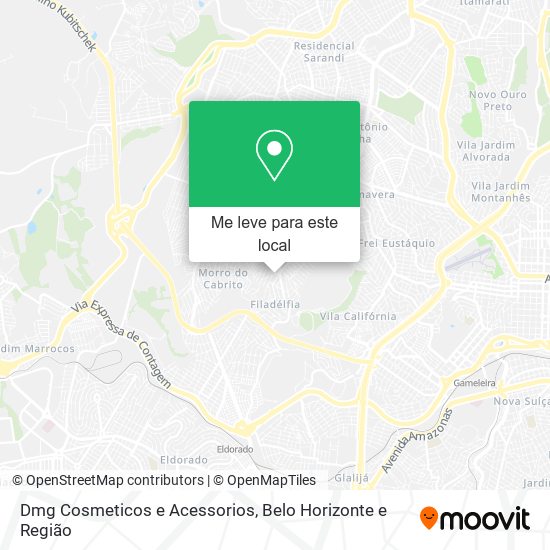 Dmg Cosmeticos e Acessorios mapa