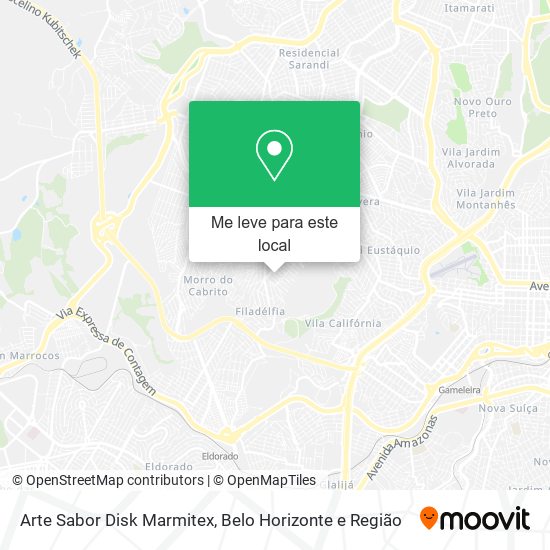 Arte Sabor Disk Marmitex mapa