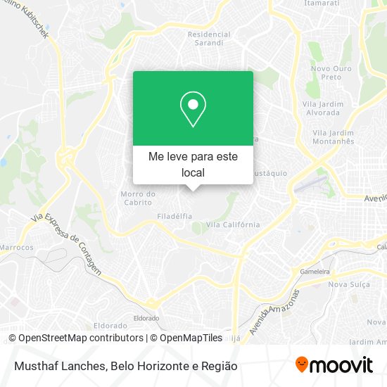 Musthaf Lanches mapa