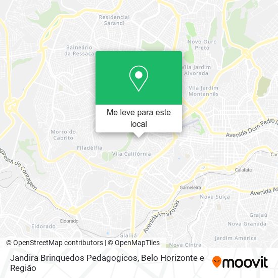 Jandira Brinquedos Pedagogicos mapa