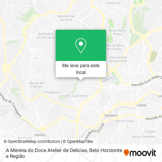 A Menina do Doce Atelier de Delicias mapa