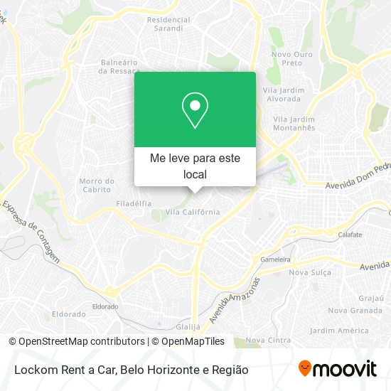 Lockom Rent a Car mapa