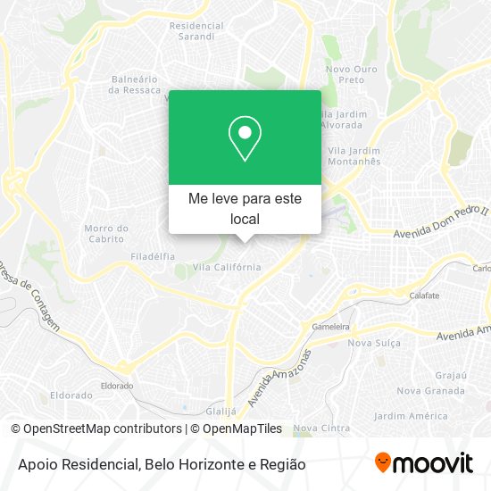 Apoio Residencial mapa