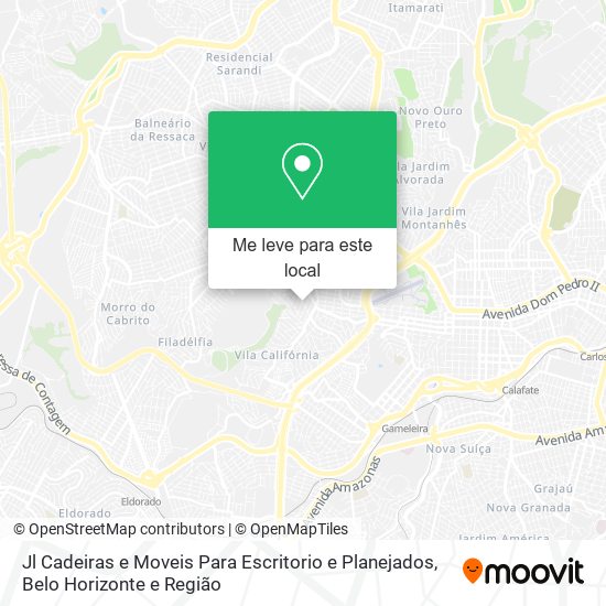 Jl Cadeiras e Moveis Para Escritorio e Planejados mapa