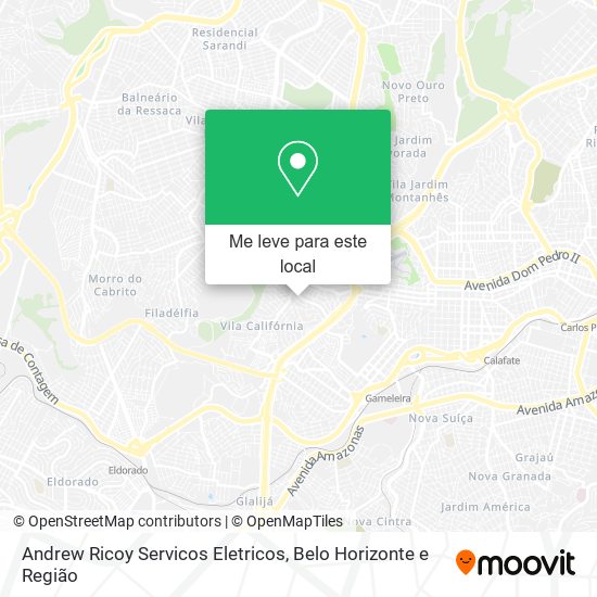 Andrew Ricoy Servicos Eletricos mapa