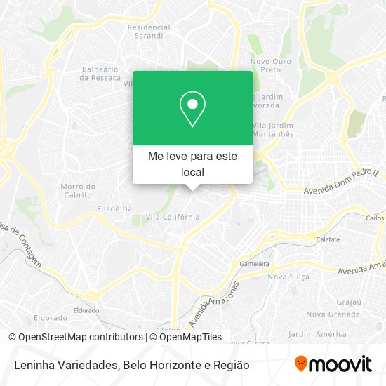 Leninha Variedades mapa