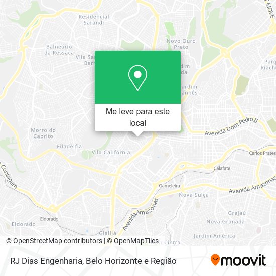 RJ Dias Engenharia mapa