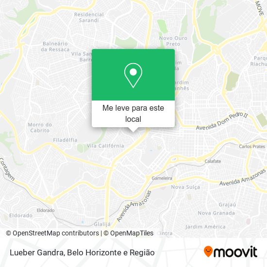 Lueber Gandra mapa