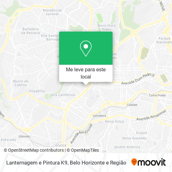 Lanternagem e Pintura K9 mapa