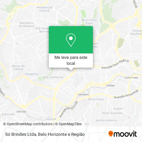 Só Brindes Ltda mapa