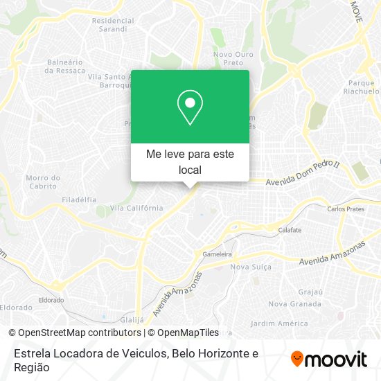 Estrela Locadora de Veiculos mapa