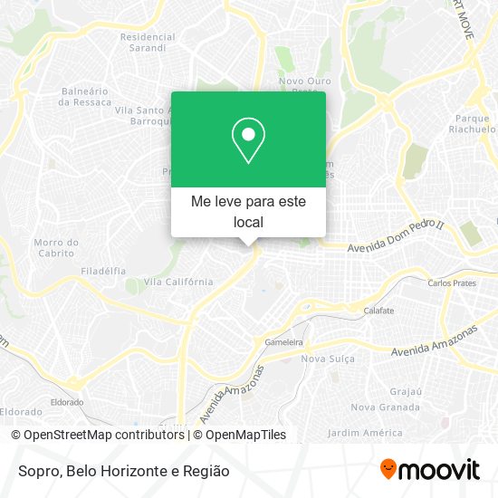 Sopro mapa