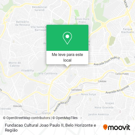 Fundacao Cultural Joao Paulo II mapa