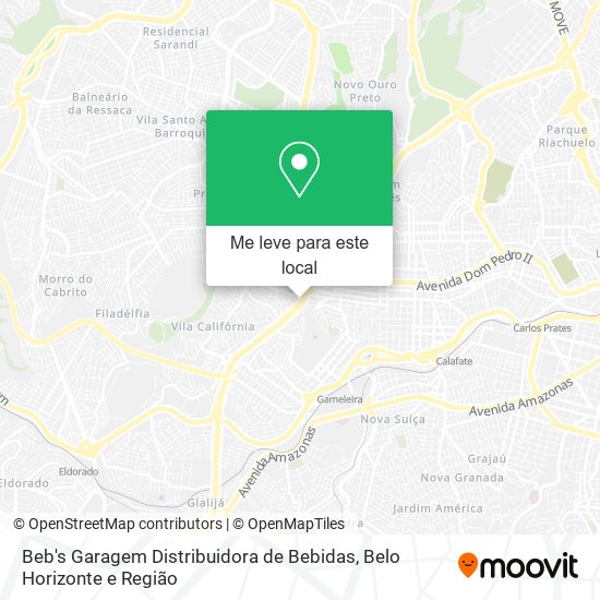 Beb's Garagem Distribuidora de Bebidas mapa
