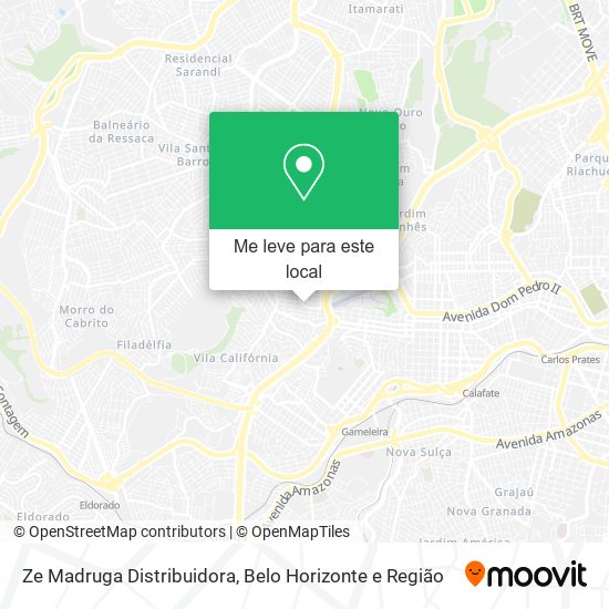 Ze Madruga Distribuidora mapa