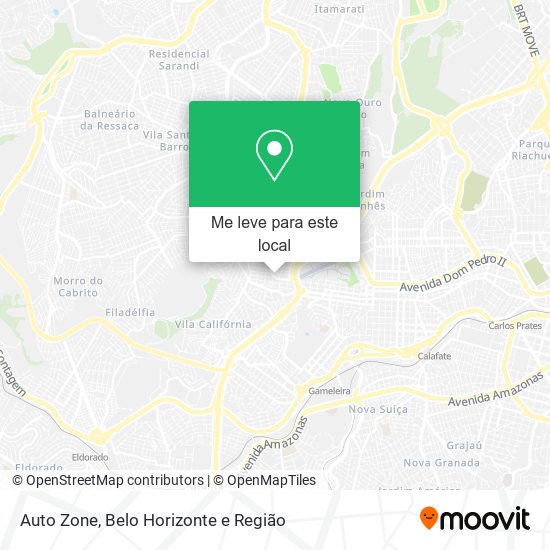 Auto Zone mapa