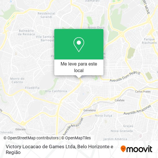 Victory Locacao de Games Ltda mapa