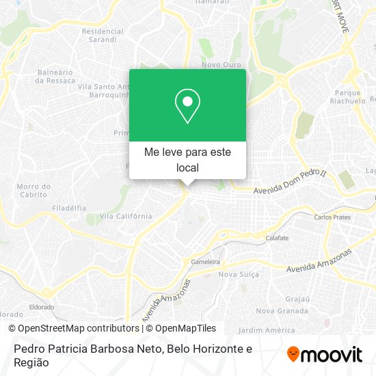 Pedro Patricia Barbosa Neto mapa