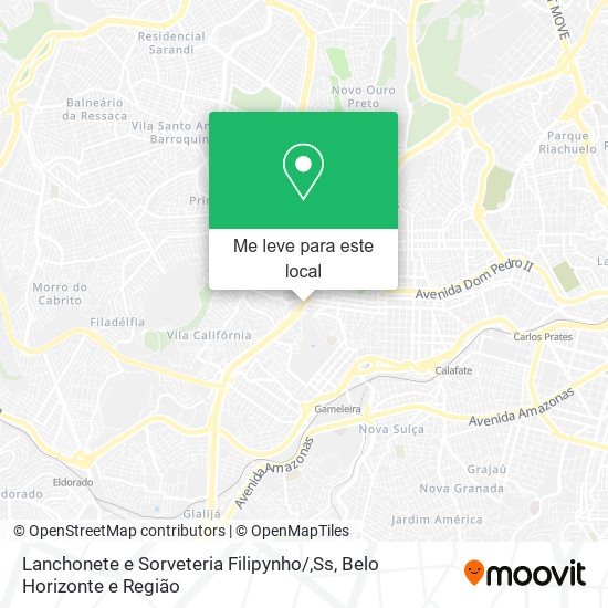 Lanchonete e Sorveteria Filipynho / ,Ss mapa