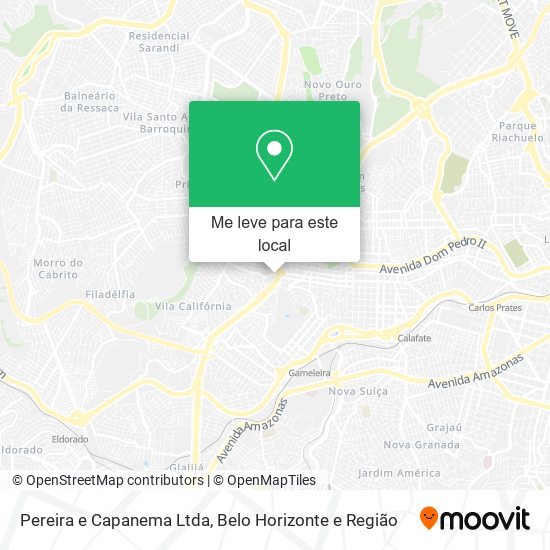 Pereira e Capanema Ltda mapa