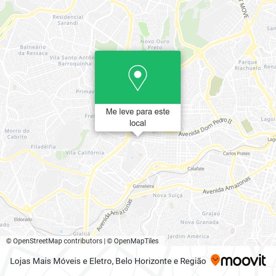 Lojas Mais Móveis e Eletro mapa