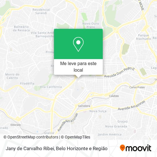 Jany de Carvalho Ribei mapa