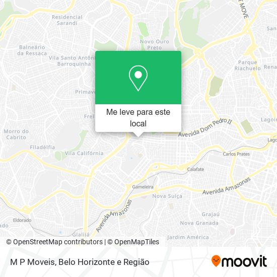 M P Moveis mapa