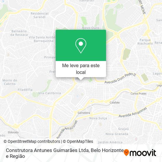Construtora Antunes Guimarães Ltda mapa