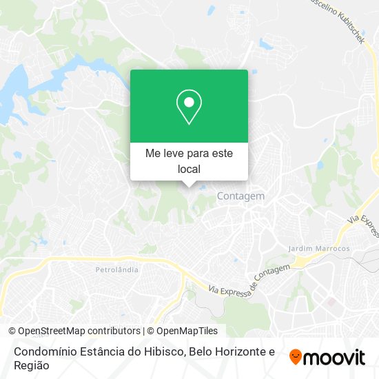 Condomínio Estância do Hibisco mapa