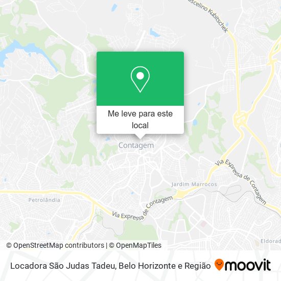 Locadora São Judas Tadeu mapa