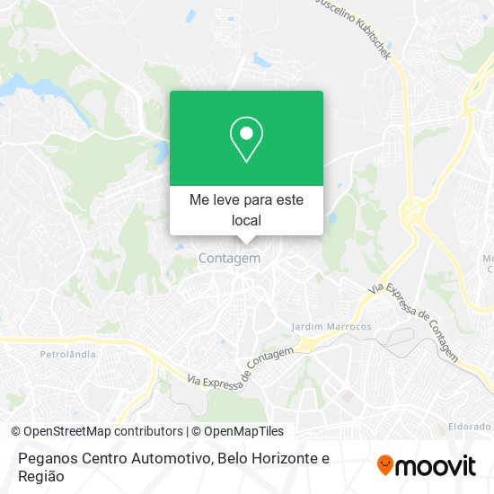 Peganos Centro Automotivo mapa