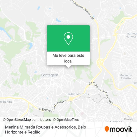 Menina Mimada Roupas e Acessorios mapa