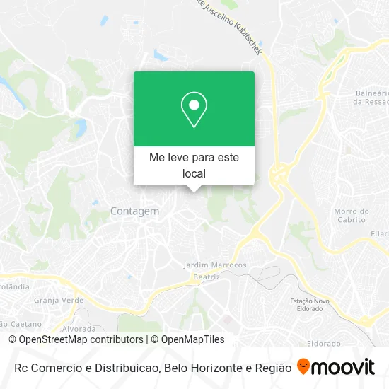 Rc Comercio e Distribuicao mapa