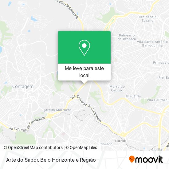 Arte do Sabor mapa