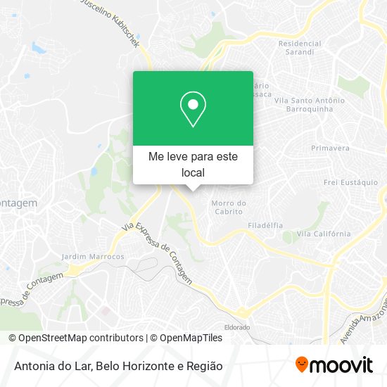 Antonia do Lar mapa