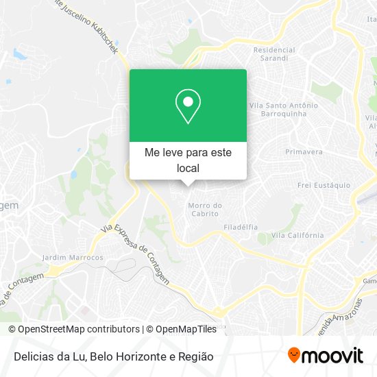 Delicias da Lu mapa