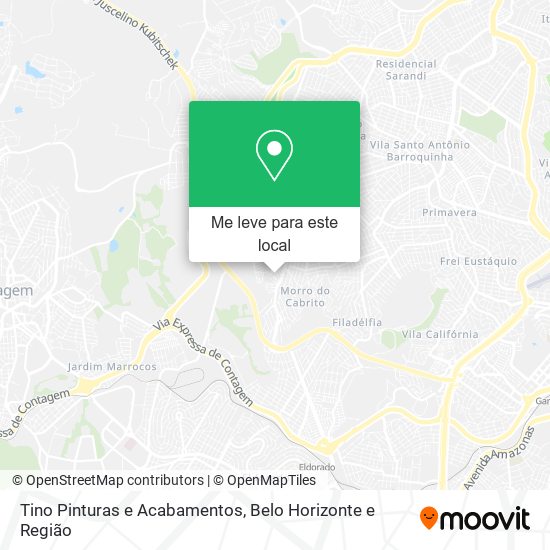 Tino Pinturas e Acabamentos mapa