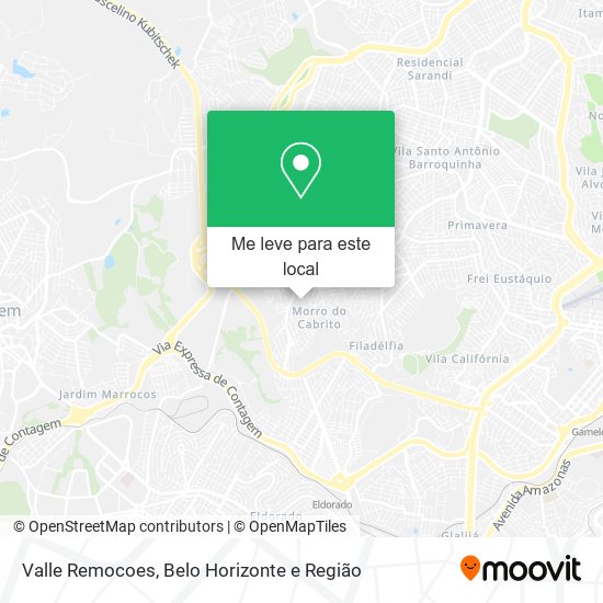 Valle Remocoes mapa