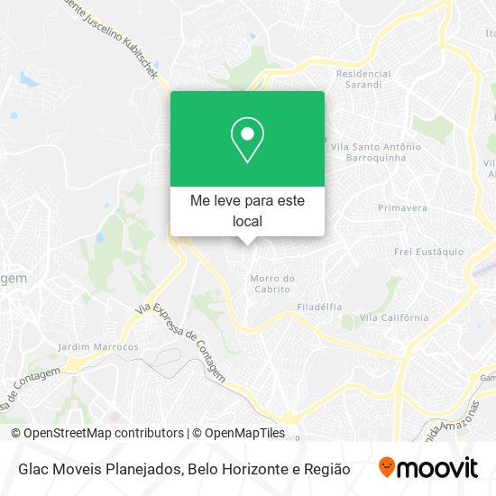 Glac Moveis Planejados mapa