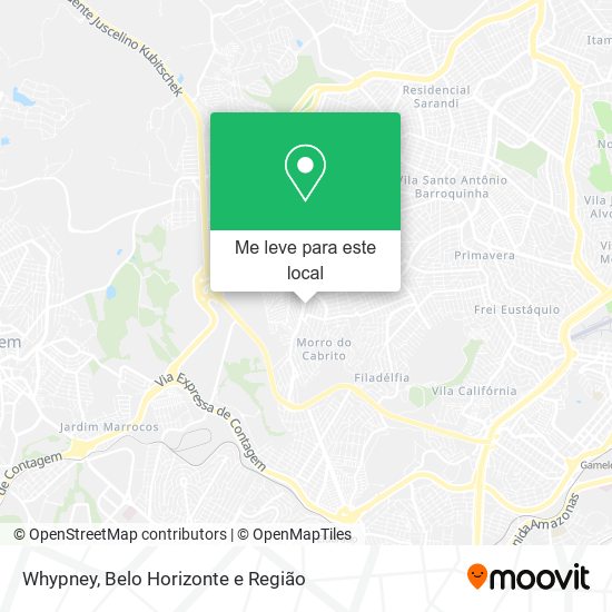 Whypney mapa