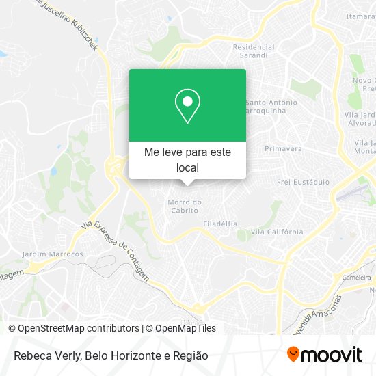 Rebeca Verly mapa