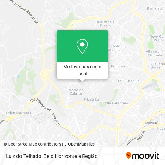 Luiz do Telhado mapa
