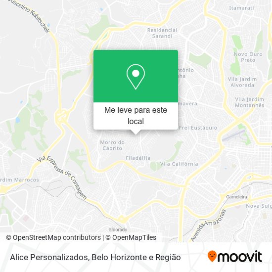 Alice Personalizados mapa